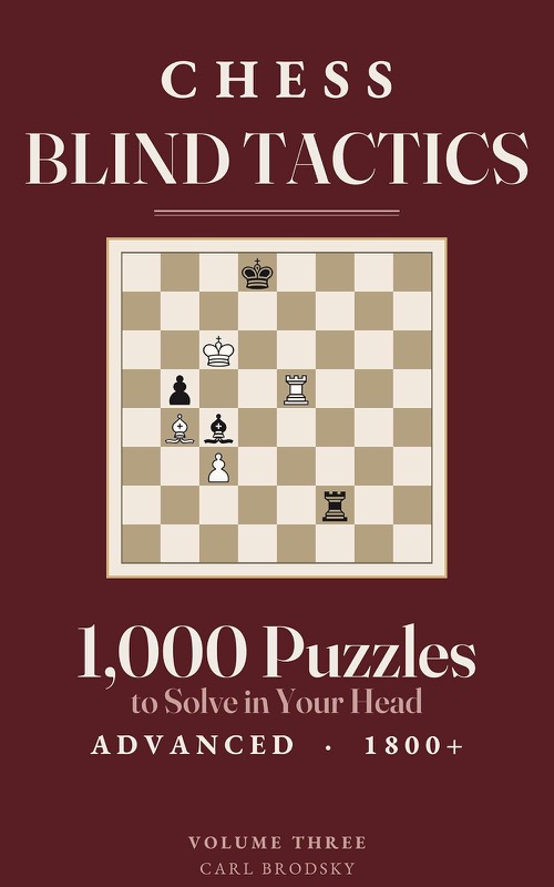 Cover of Advanced Blind Chess Tactics by Carl Brodsky
