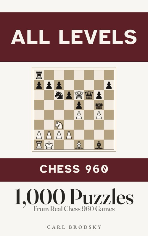 Cover of Chess 960 Puzzles by Carl Brodsky