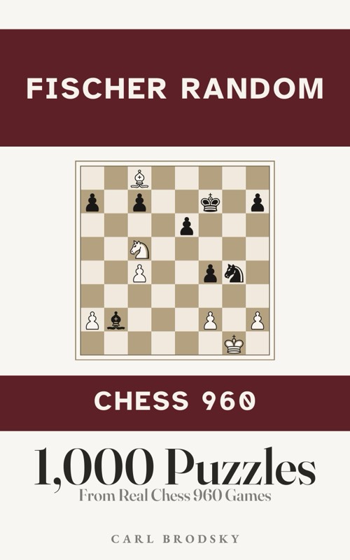 Cover of Fischer Random Chess Puzzles by Carl Brodsky